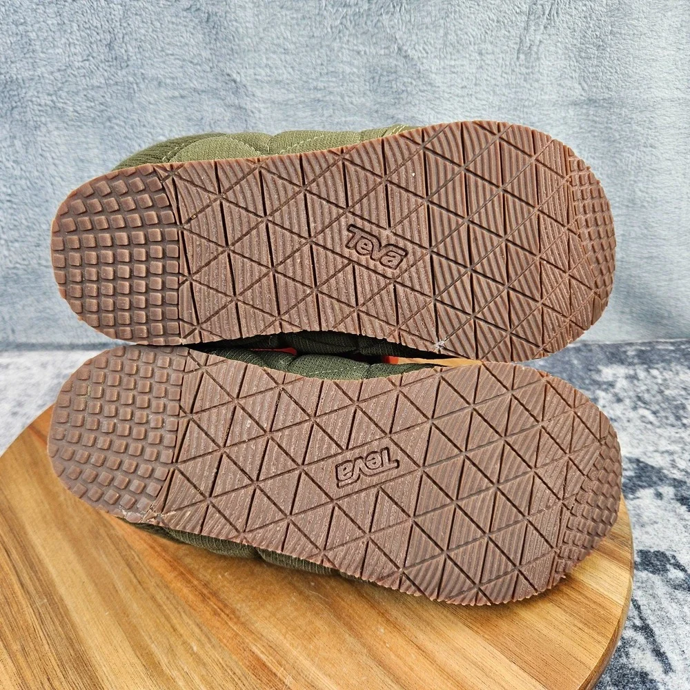 Teva ReEmber Ember Moc Mens Size 6 Green Moccasins Quilted Slip On Shoes 1125472